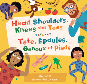 Paperback Head, Shoulders, Knees and Toes (Bilingual French & English) Book