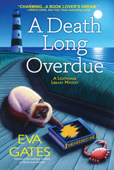 Hardcover A Death Long Overdue: A Lighthouse Library Mystery Book