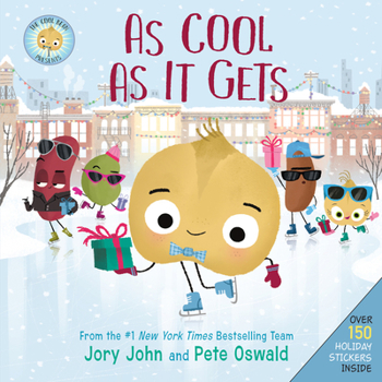 Hardcover The Cool Bean Presents: As Cool as It Gets: Over 150 Stickers Inside! a Christmas Holiday Book for Kids Book