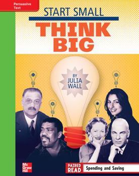 Hardcover Reading Wonders, Grade 4, Leveled Reader Start Small, Think Big, Beyond Unit 1 6-Pack Book