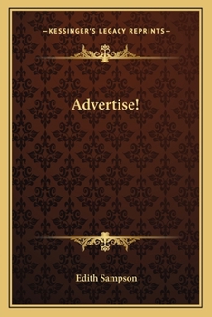 Paperback Advertise! Book