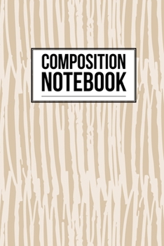 Paperback Composition Notebook: College Ruled 6" x 9" Lovely Writing Notes Journal, Office, Kids, School and college student. Book