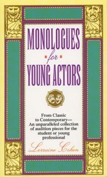 Mass Market Paperback Monologues for Young Actors Book