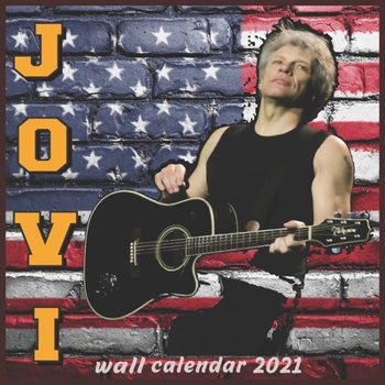 Paperback Jovi Wall Calendar 2021: 16 Months 8.5x8.5 Glossy Book