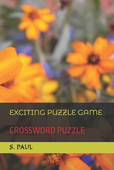 Paperback Exciting Puzzle Game: Crossword Puzzle Book