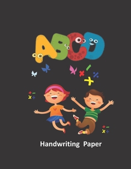 Paperback ABC Notebook For Kids And Students: Handwriting Practice Paper Book