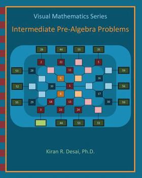 Paperback Visual Mathematics Series: Intermediate Pre-Algebra Problems Book