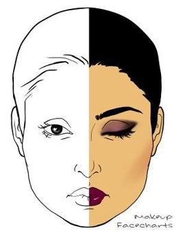 Paperback Makeup Facecharts: Elaine Edition Book