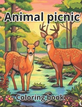 Animal Picnic Coloring Book