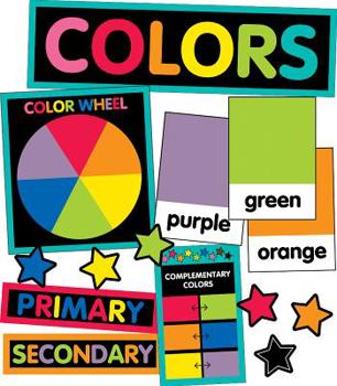 Wall Chart Just Teach Color Cards Mini Bulletin Board Set Book