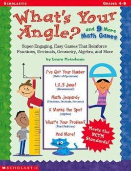 Paperback What's Your Angle? and 9 More Math Games Book