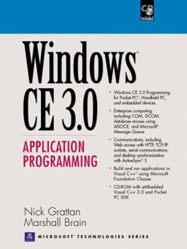 Paperback Windows CE 3.0: Application Programming [With CDROM] Book