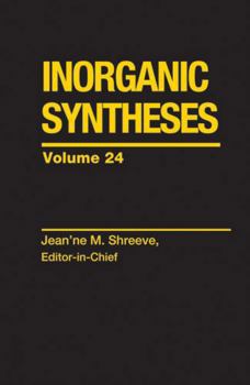 Hardcover Inorganic Syntheses, Volume 24 Book