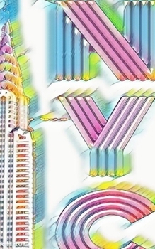 Paperback Rainbow ICONIC Chrysler Building Writing Drawing Journal: Rainbow iconic Chrysler Building Writing Drawing Journal Book