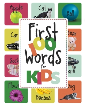 Paperback First 100 Words for Kids Book