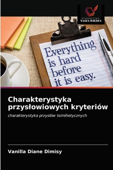 Paperback Charakterystyka przyslowiowych kryteriów [Polish] Book