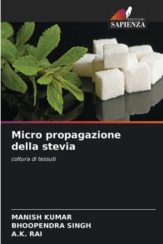 Paperback Micro propagazione della stevia [Italian] Book