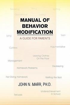 Paperback Manual of Behavior Modification Book