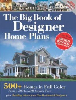 Paperback The Big Book of Designer House Plans Book