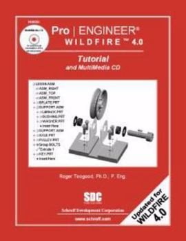 Paperback Pro/Engineer Tutorial Wildfire 4.0 and Multimedia CD Book