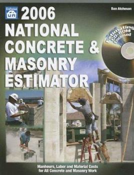 Paperback National Concrete & Masonry Estimator [With CDROM] Book