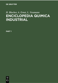Hardcover Enciclopedia Quimica Industrial [Spanish] Book