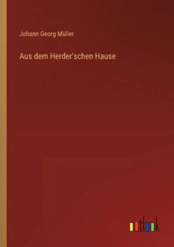 Paperback Aus dem Herder'schen Hause [German] Book