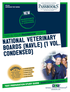 Paperback National Veterinary Boards (Nbe) (Nvb) (1 Vol.) (Ats-50): Passbooks Study Guidevolume 50 Book