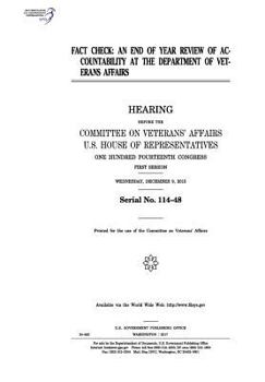 Fact check : an end of the year review of accountability at the Department of Veterans Affairs