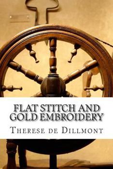 Paperback Flat Stitch and Gold Embroidery Book