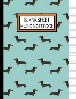 Blank Sheet Music Notebook: Music Manuscript Staff Paper for Musicians (108 pages, 12 staves per page)