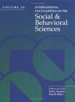 Hardcover International Encyclopedia of Social & Behavioral Sciences Book
