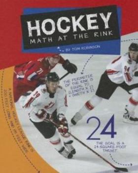 Library Binding Hockey: Math at the Rink Book