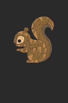 Squirrel Mosaic: Blank Lined Notebook (6" x 9" - 120 pages) ~ Animal Mosaic Themed Notebook for Daily Journal, Diary, Gift