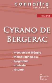 Paperback Fiche de lecture Cyrano de Bergerac de Edmond Rostand (Analyse littéraire de référence et résumé complet) [French] Book