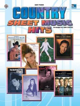 Paperback Country Sheet Music Hits: Easy Piano Book