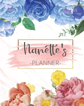 Nanette's Planner: Monthly Planner 3 Years January - December 2020-2022 | Monthly View | Calendar Views Floral Cover - Sunday start