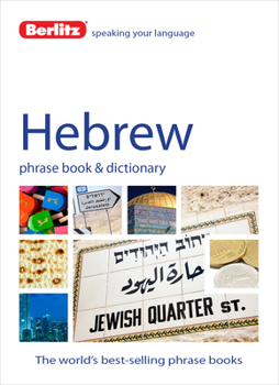 Paperback Berlitz Hebrew Phrase Book and Dictionary Book