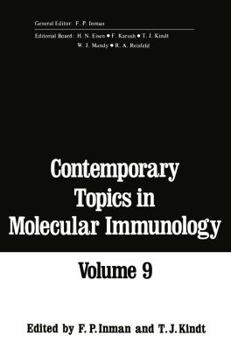 Paperback Contemporary Topics in Molecular Immunology: Volume 9 Book