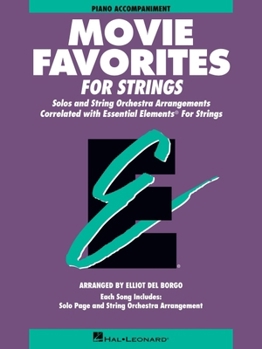 Paperback Essential Elements Movie Favorites for Strings: Piano Accompaniment Book