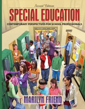 Hardcover Special Education: Contemporary Perspectives for School Professionals (2nd Edition) Book