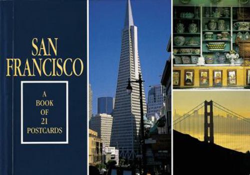 Paperback San Francisco: A Book of 21 Postcards Book