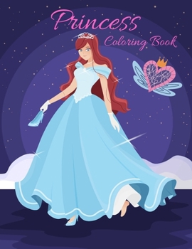 Paperback Princess Coloring Book: Kids Coloring BookAge+3 Book