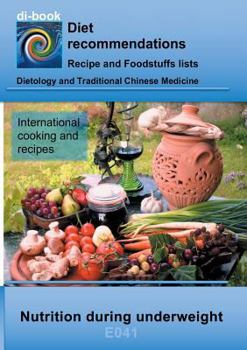 Paperback Nutrition during underweight: E041 DIETETICS - Metabolism - Eating Disorders (Underweight) Book