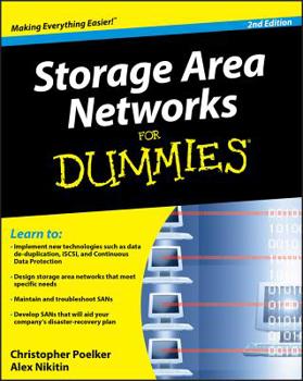 Paperback Storage Area Networks for Dummies Book