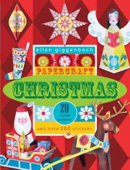 Paperback Papercraft Christmas Book