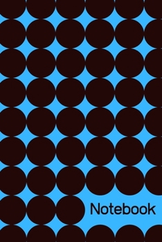 Paperback Notebook (6x9inch with 108-blank pages): Polka Dot Notebook for Polka Dot Lovers; Dotty Notebook; Pattern Notebook; 6x9inch Notebook with 108-wide lin Book