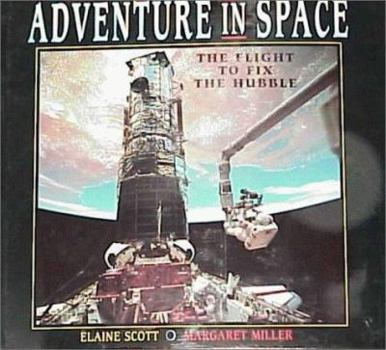 Hardcover Adventures in Space: The Flight to Fix the Hubble [Large Print] Book