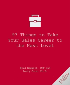 Paperback 97 Things to Take Your Sales Career to the Next Level Book