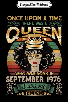 Composition Notebook: Womens Girl 37th Birthday Queen September 1982 Queen Birthday Journal/Notebook Blank Lined Ruled 6x9 100 Pages